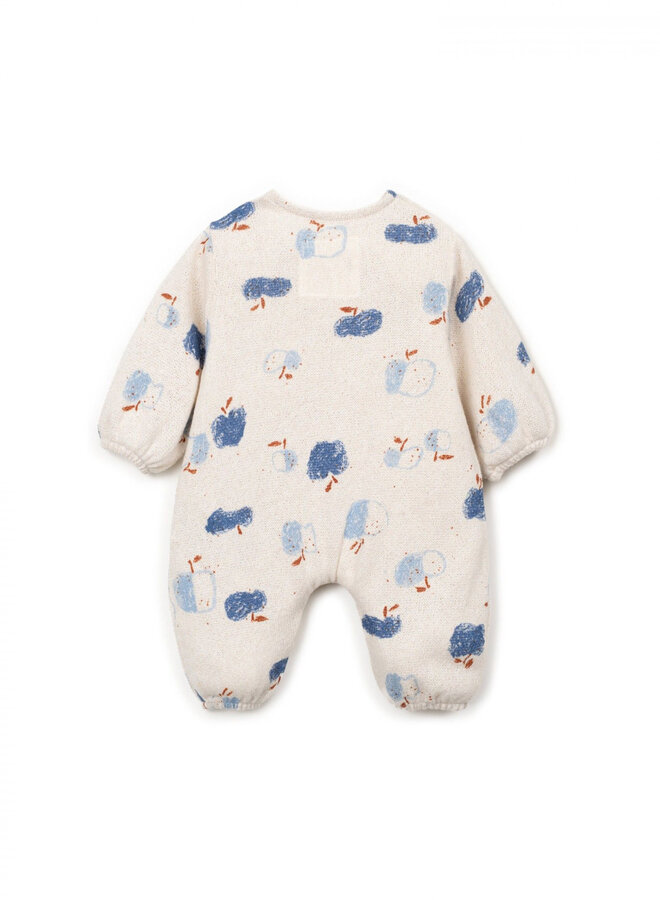 Play Up - Printed jersey jumpsuit Apples lisboa