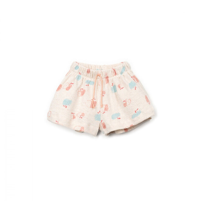 Play Up - Printed jersey shorts Apples