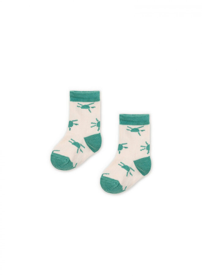 Play Up - Jacquard socks Mint