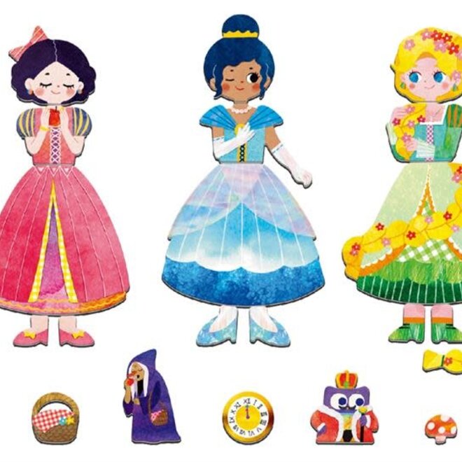 MierEdu Magnetic puzzle box Fairy tales