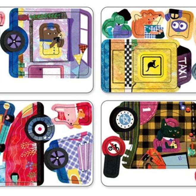 MierEdu Magnetic puzzle box Vehicles