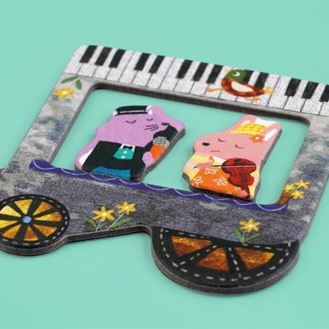 MierEdu Magnetic puzzle box Vehicles