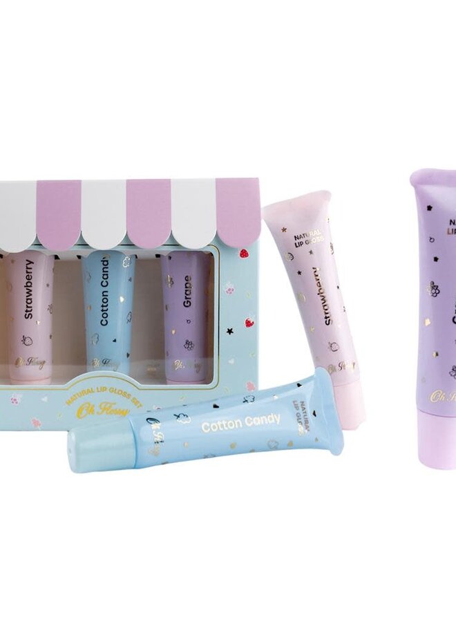 Oh Flossy - Lipgloss set van 3 met smaakjes