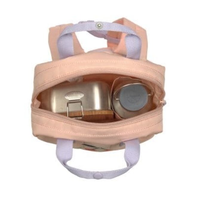 Lässig - Mini square backpack Little Gang cherry peach