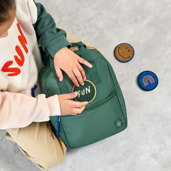 Lässig - Mini square backpack Little Gang dark green
