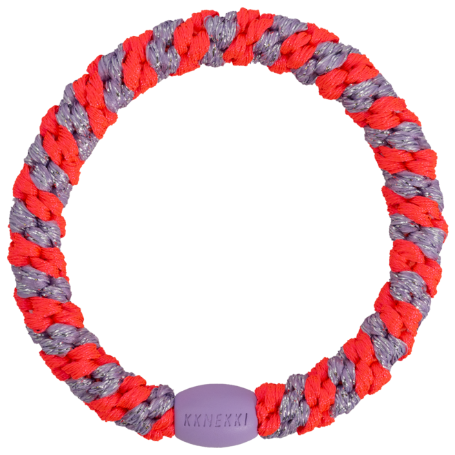 KKNEKKI Stripe lilac neon pink