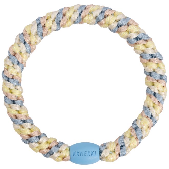 KKNEKKI Mix seablue light yellow glitter