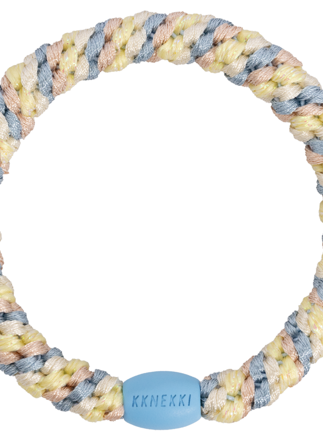 KKNEKKI Mix seablue light yellow glitter