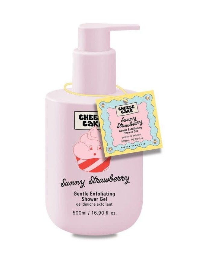 Upper Canada - Cheesecake Gentle Exfoliating Shower Gel - Strawberry