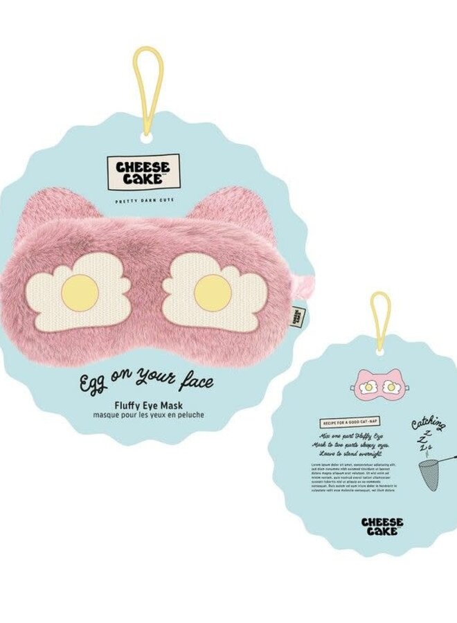 Upper Canada - Cheesecake Fuzzy Eyemask Pink