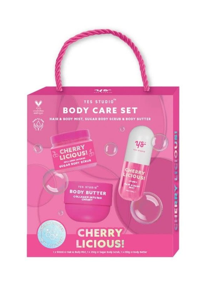 Upper Canada - Yes Studio Body Care Gift Set - Cherryliscious