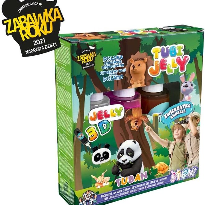 Tuban - Tubi Jelly set 3 colors - Animals