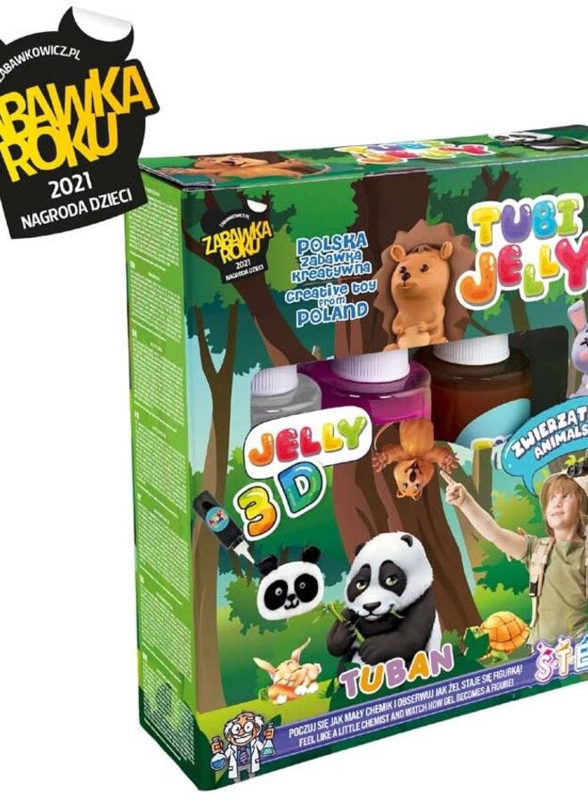 Tuban - Tubi Jelly set 3 colors - Animals