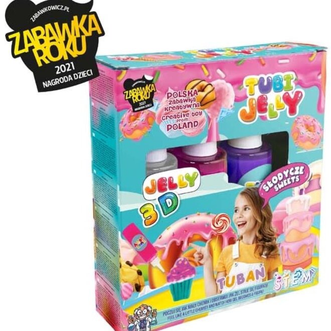 Tuban - Tubi jelly set 3 colors - Sweets