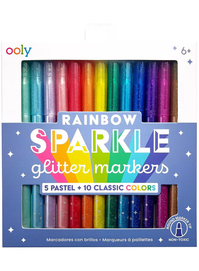 Ooly – Rainbow Sparkle Glitter Markers