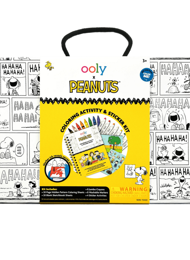 OOLY x Peanuts: Coloring Activity& Sticket Kit