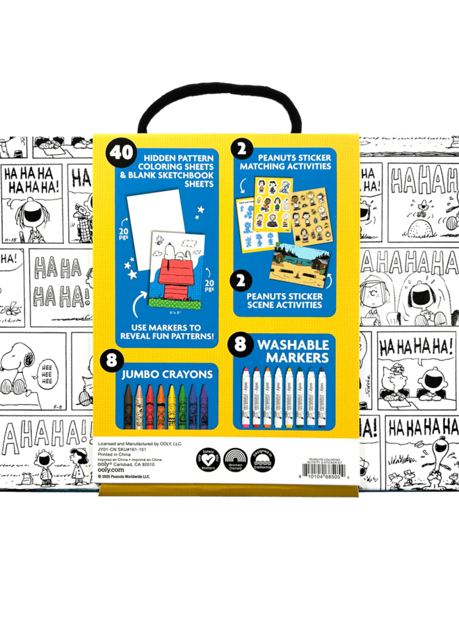 OOLY x Peanuts: Kleurboek & Stickerset