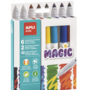 Apli - Magische stiften  - set van 6 kleurstiften