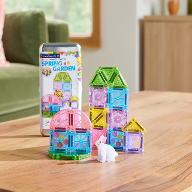 Magna Tiles - Micro Mags travel Spring garden