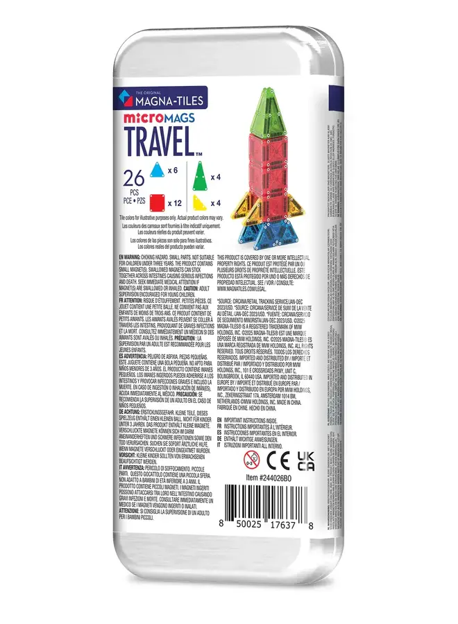 Magna Tiles - Micro Mags travel set origineel