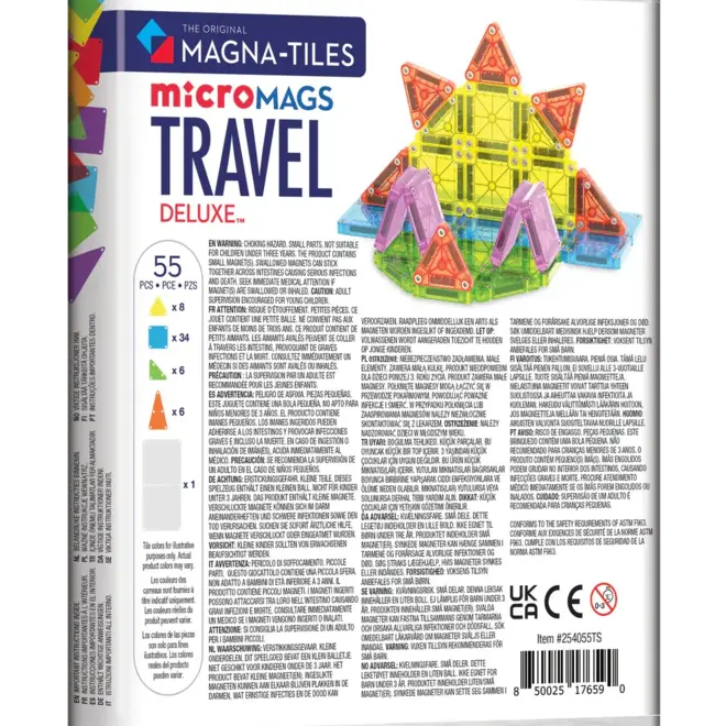 Magna Tiles - Travel set deluxe (55 pieces)