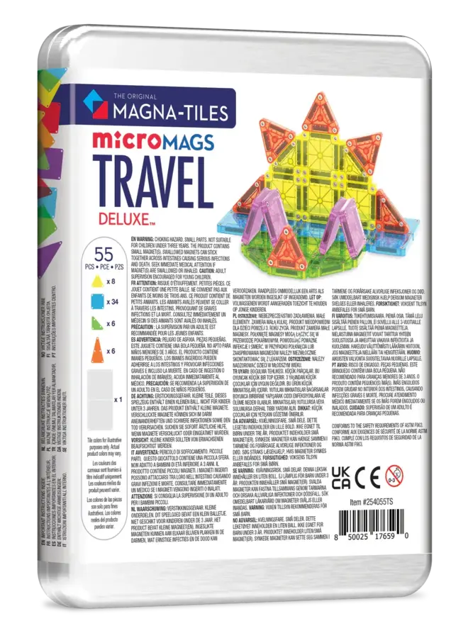 Magna Tiles - Travel set deluxe (55 pieces)