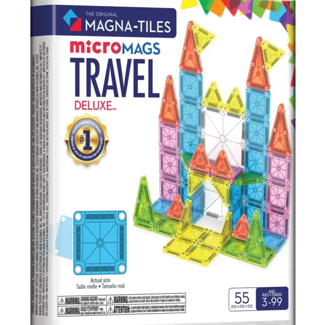 Magna Tiles - Travel set deluxe (55 pieces)