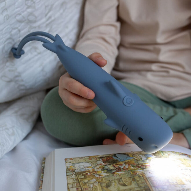 Rabbit & Friends - Shark blue flashlight