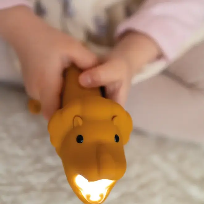Rabbit & Friends - Lion yellow  flashlight