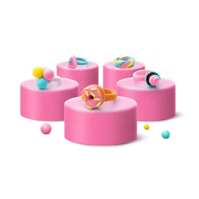 Hey Clay - Air dry clay Bijoux rings - candy (3 cans)