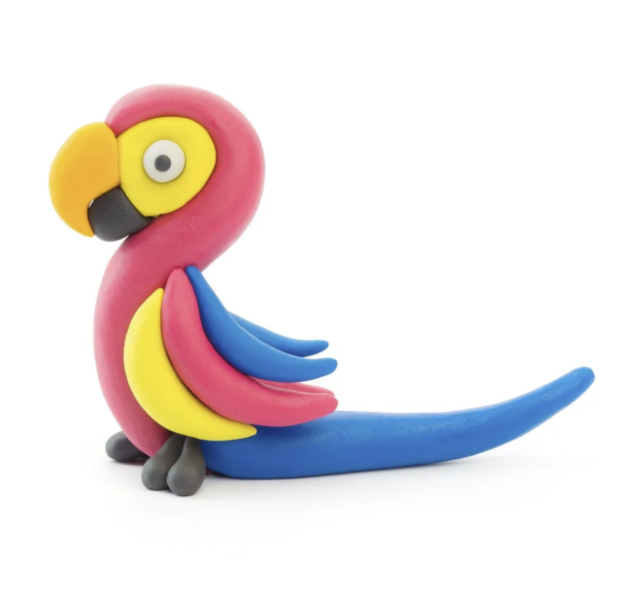 Hey Clay - Air dry clay Rainbow Ara Parrot (3 cans) - Hip Hoi - Baby ...