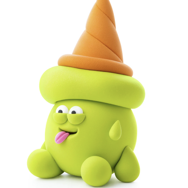 Hey Clay - Air dry clay Rainbow Ice Cream - Flipcone (3 cans)