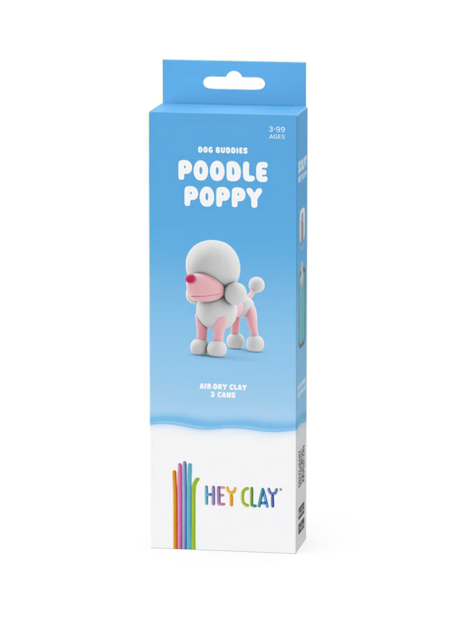 Hey Clay - Air dry clay Poodle Poppy