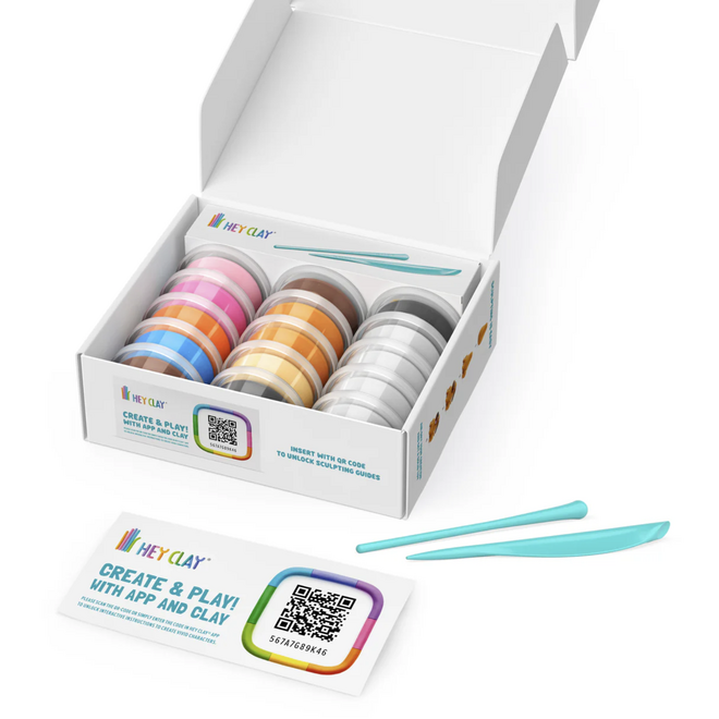 Hey Clay - Air dry clay Dog buddies  (15 cans)