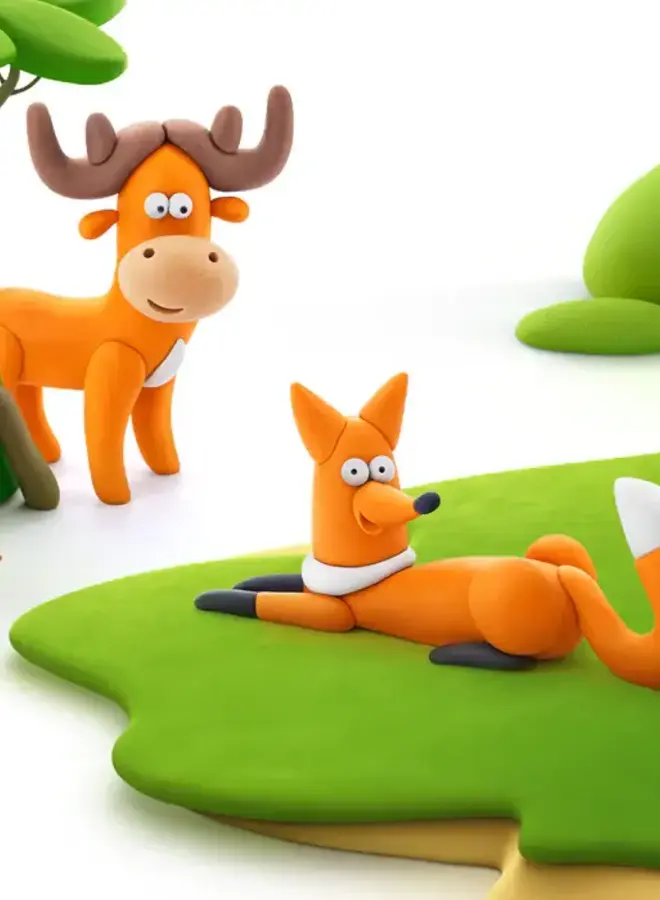 Hey Clay - Air dry clay Forest fox (3 cans)