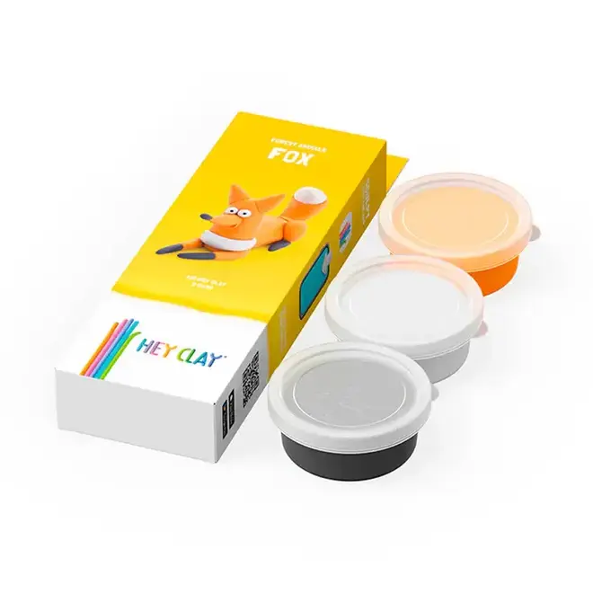 Hey Clay - Air dry clay Forest fox (3 cans)