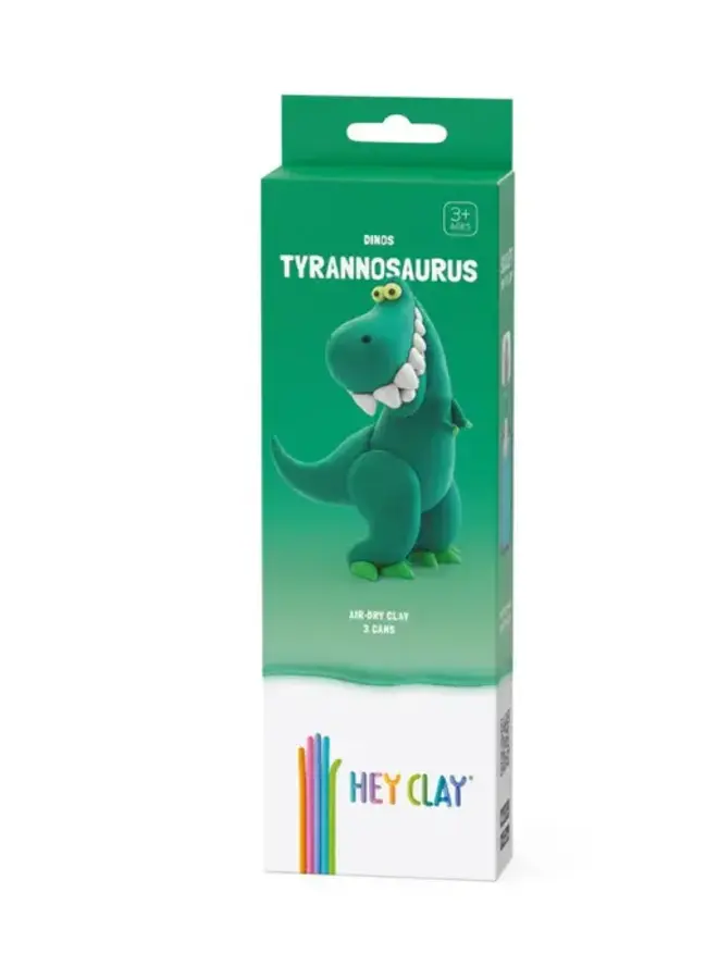 Hey Clay - Air dry clay Tyrannosaurus (3 cans)