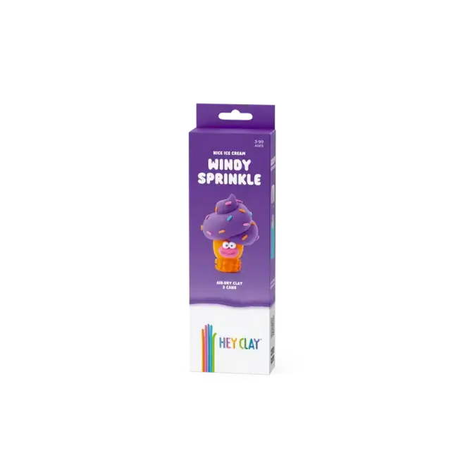 Hey Clay - Air dry Ice cream Windy Sprinkles (3 cans)