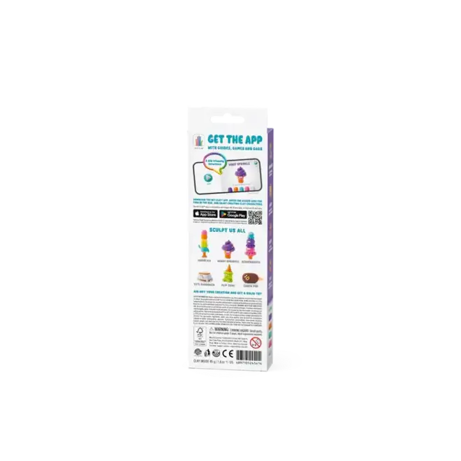 Hey Clay - Air dry clay Ice cream - Windy Sprinkles (3 cans)