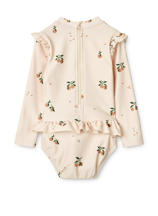 Liewood - Sille Baby Printed Swimsuit Peach