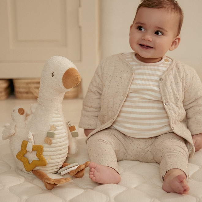 Little Dutch - Activiteitenknuffel Little Goose