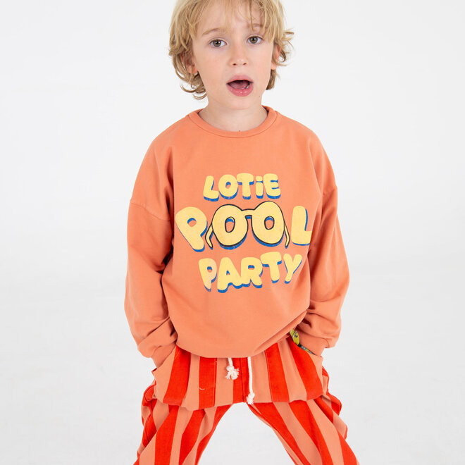 Lötiekids - Sweatshirt Pool party/Papaya