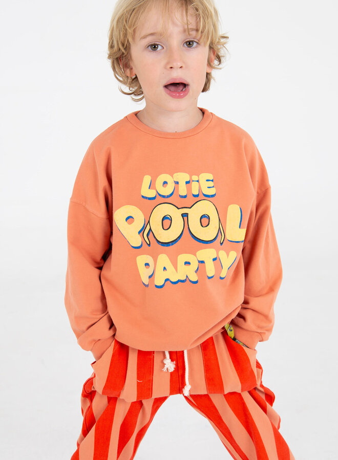 Lötiekids - Sweatshirt Pool party/Papaya