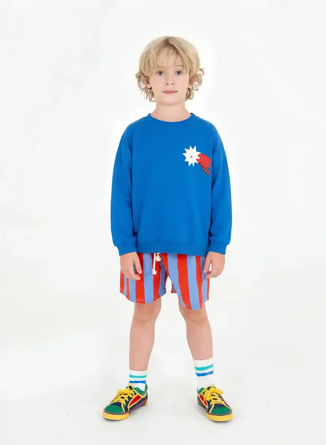 Lötiekids - Sweatshirt Small lucky star/Royal blue