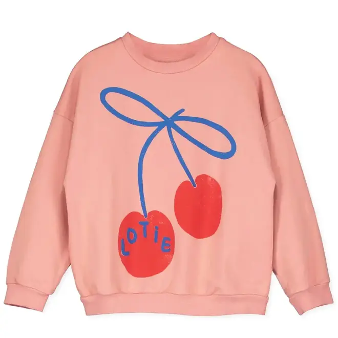 Lötiekids - Sweatshirt Cherries/Clay pink