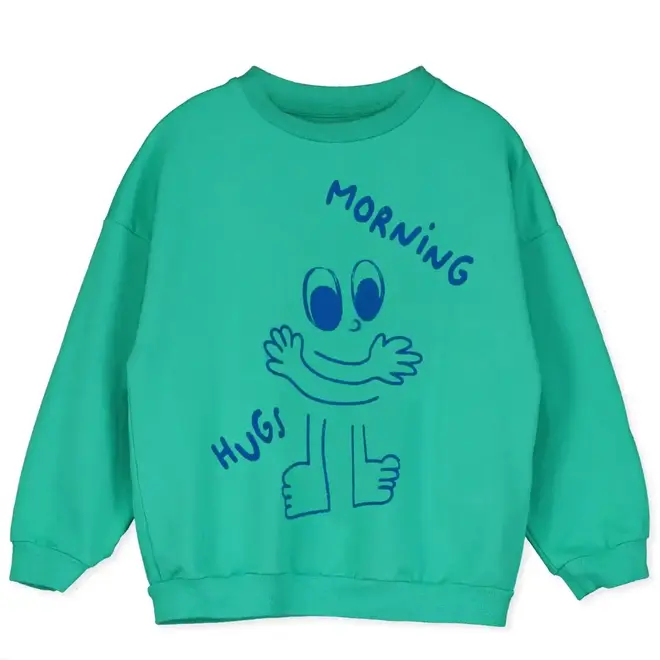 Lötiekids - Sweatshirt Morning hugs/Green