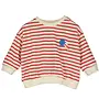 Lötiekids - Baby sweatshirt Lucky star/Stripes/Off white