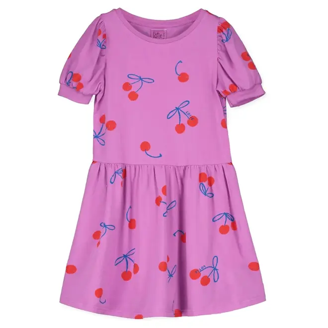 Lötiekids - Baby dress Cherries/Mauve