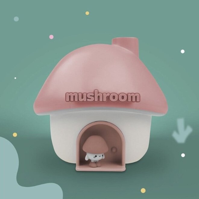 Mary's - LUCHTBEVOCHTIGER - Mushroom House Pink