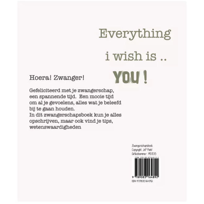 Jep Agency - Zwangerschapsboek smoke roze